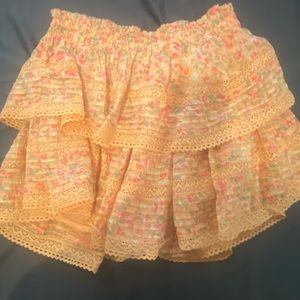 Aerie ruffle tier skirt